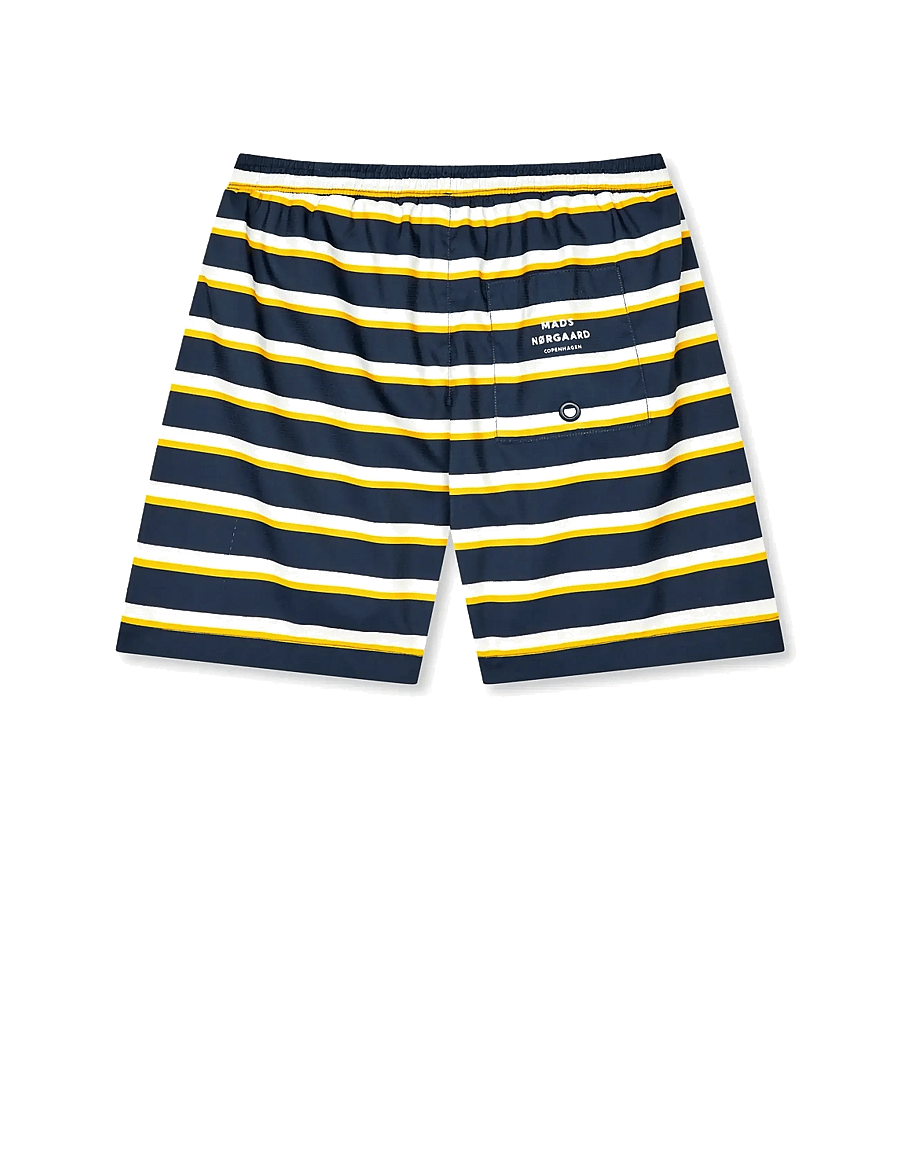 Mads Nørgaard - Sea Sandrino Shorts ST - casual shorts - vanilla ice/sky captain/zinnia - 1