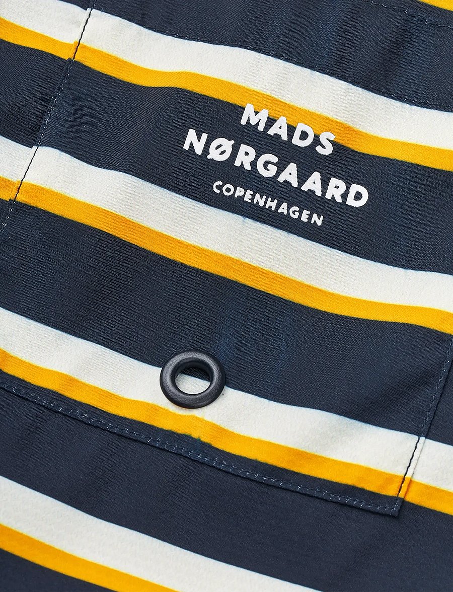 Mads Nørgaard - Sea Sandrino Shorts ST - casual shorts - vanilla ice/sky captain/zinnia - 2