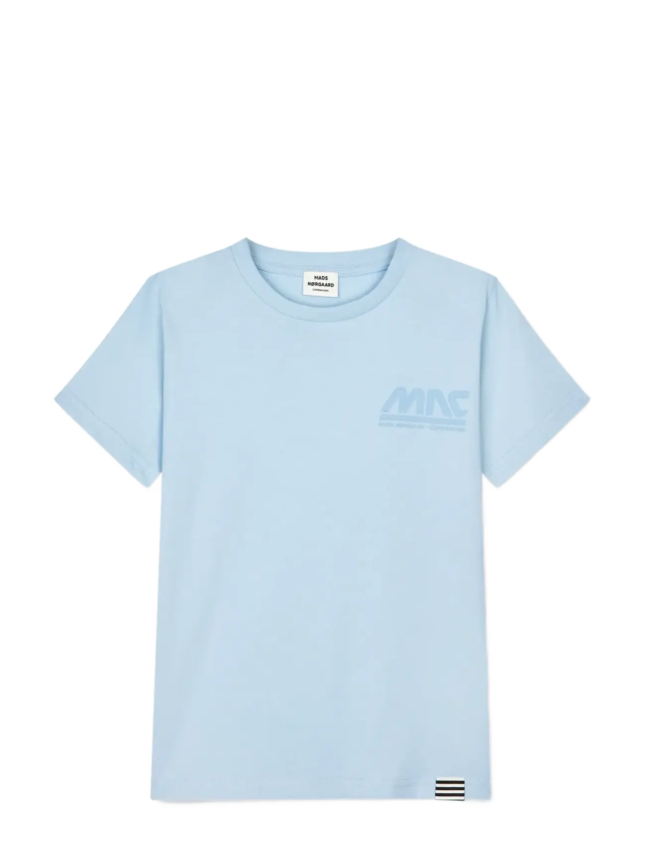 Mads Nørgaard Printed Tee Thorlino Logo Tee - Mads Nørgaard - CASHMERE BLUE / blue