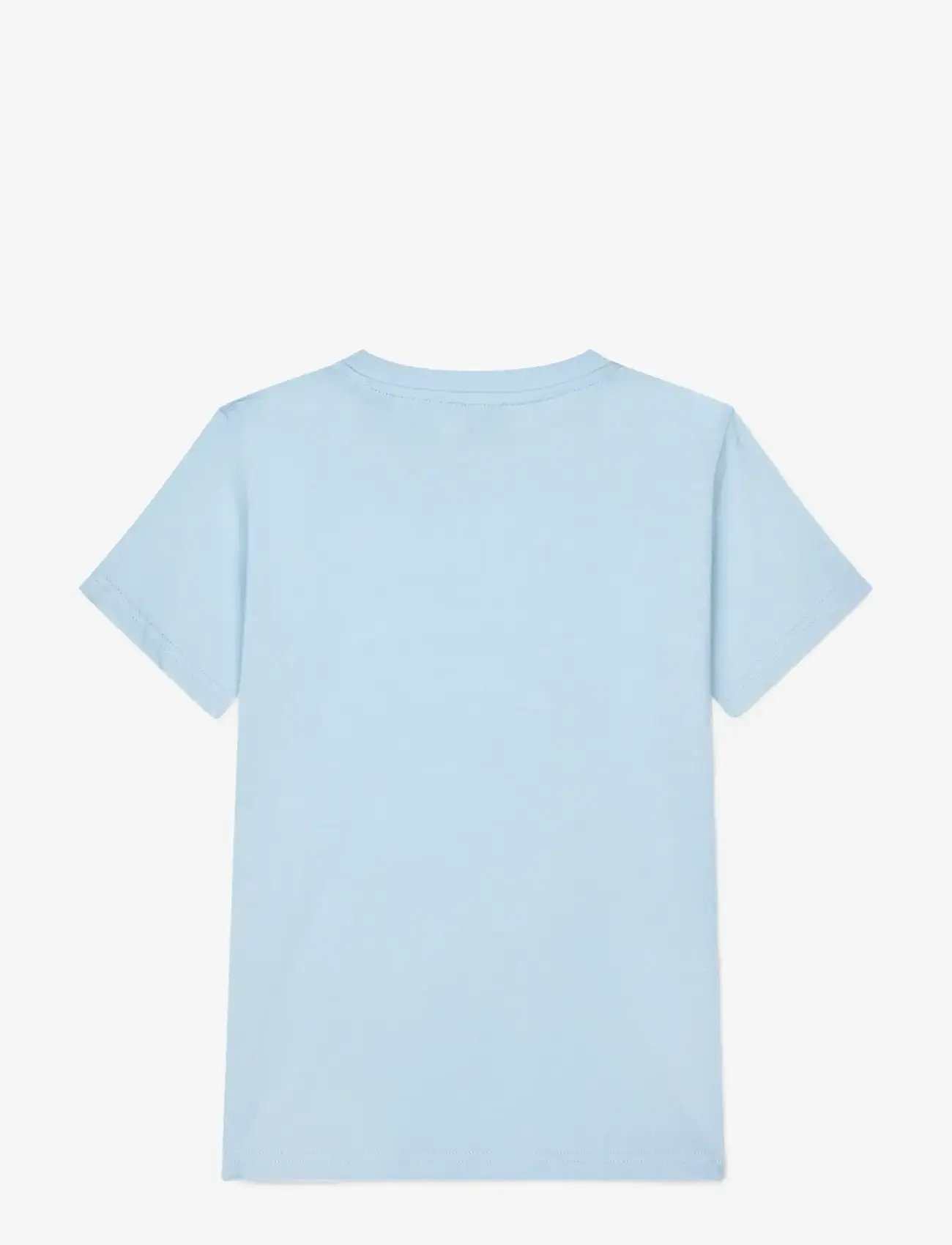Mads Nørgaard - Printed Tee Thorlino Logo Tee - kortærmede t-shirts - cashmere blue - 1