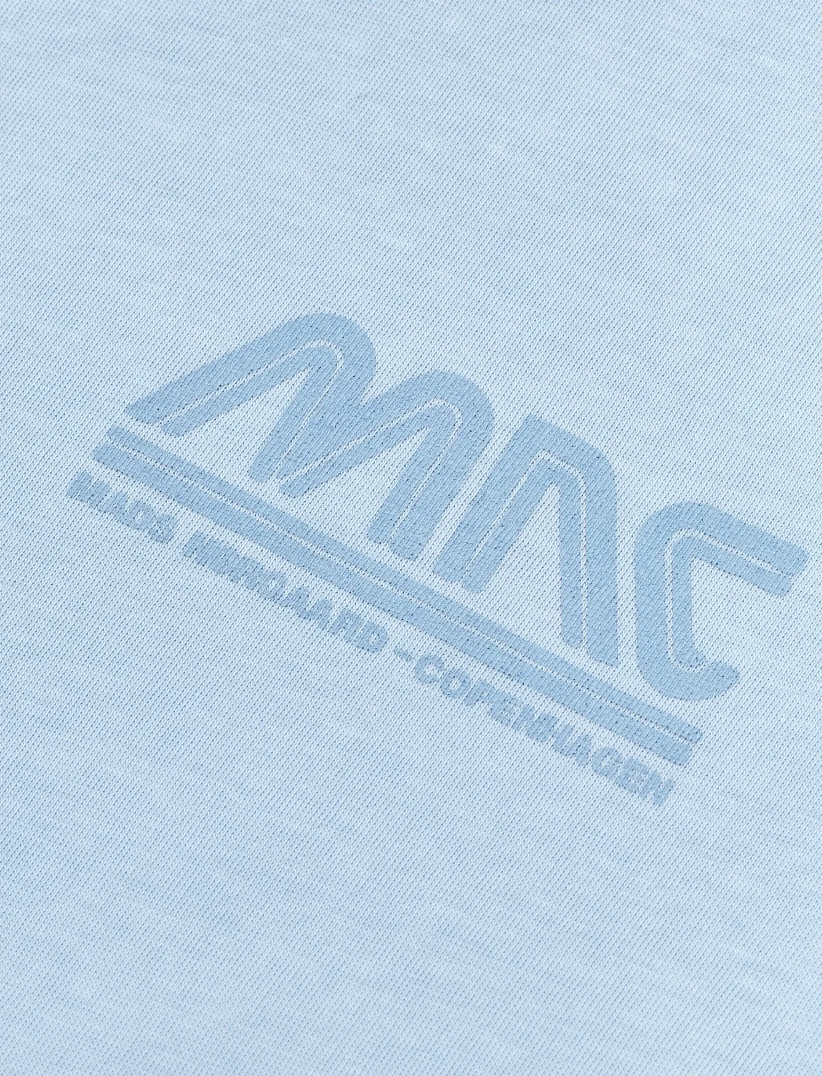 Mads Nørgaard - Printed Tee Thorlino Logo Tee - lühikeste varrukatega t-särgid - cashmere blue - 2