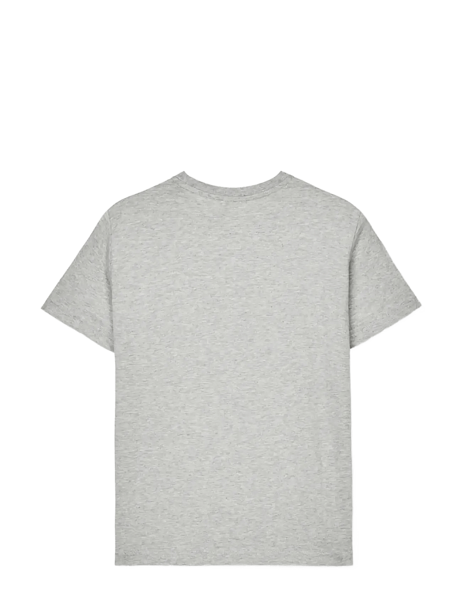 Mads Nørgaard - Printed Tee Thorlino Logo Tee - t-krekli ar īsām piedurknēm - grey melange - 1