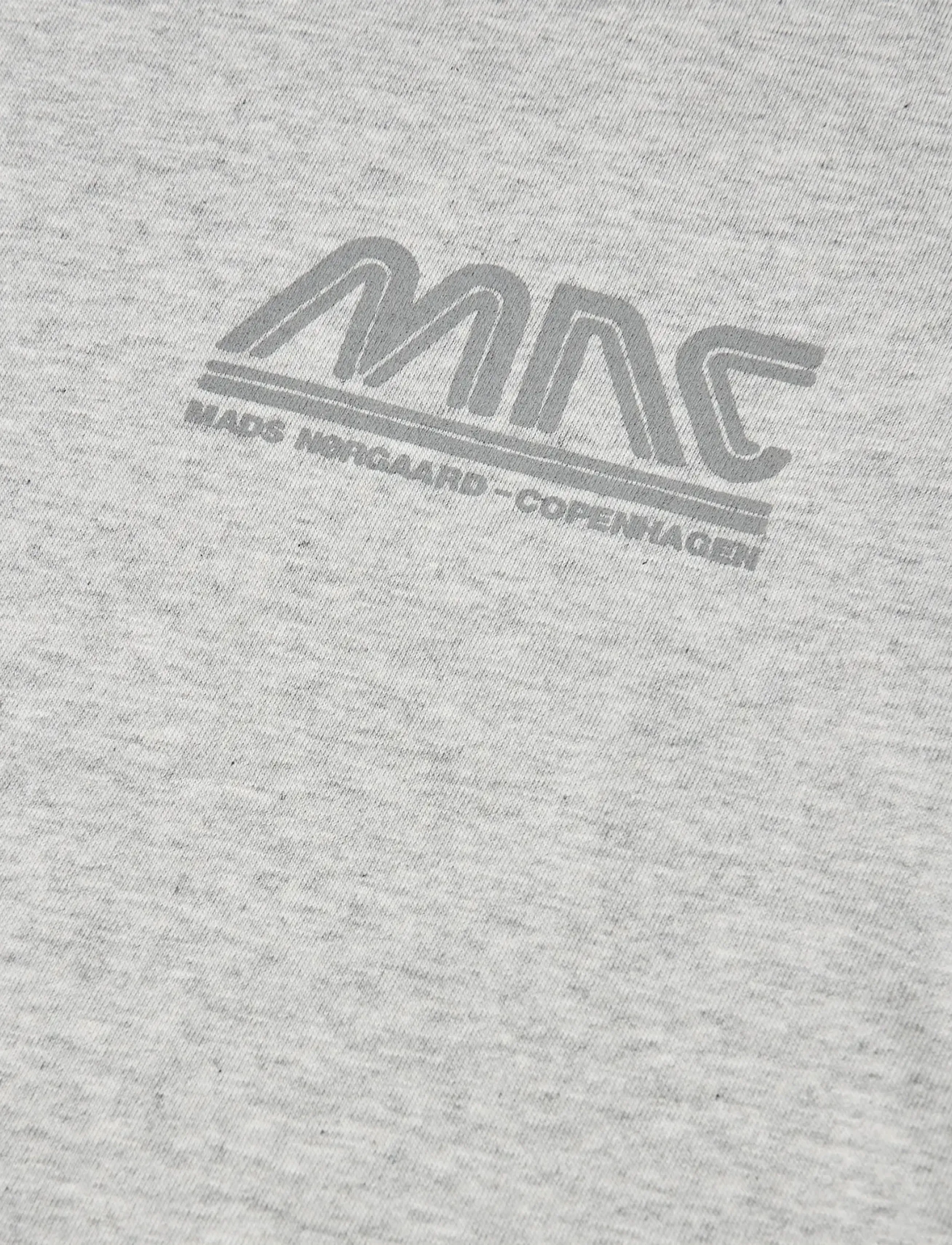 Mads Nørgaard - Printed Tee Thorlino Logo Tee - t-krekli ar īsām piedurknēm - grey melange - 2