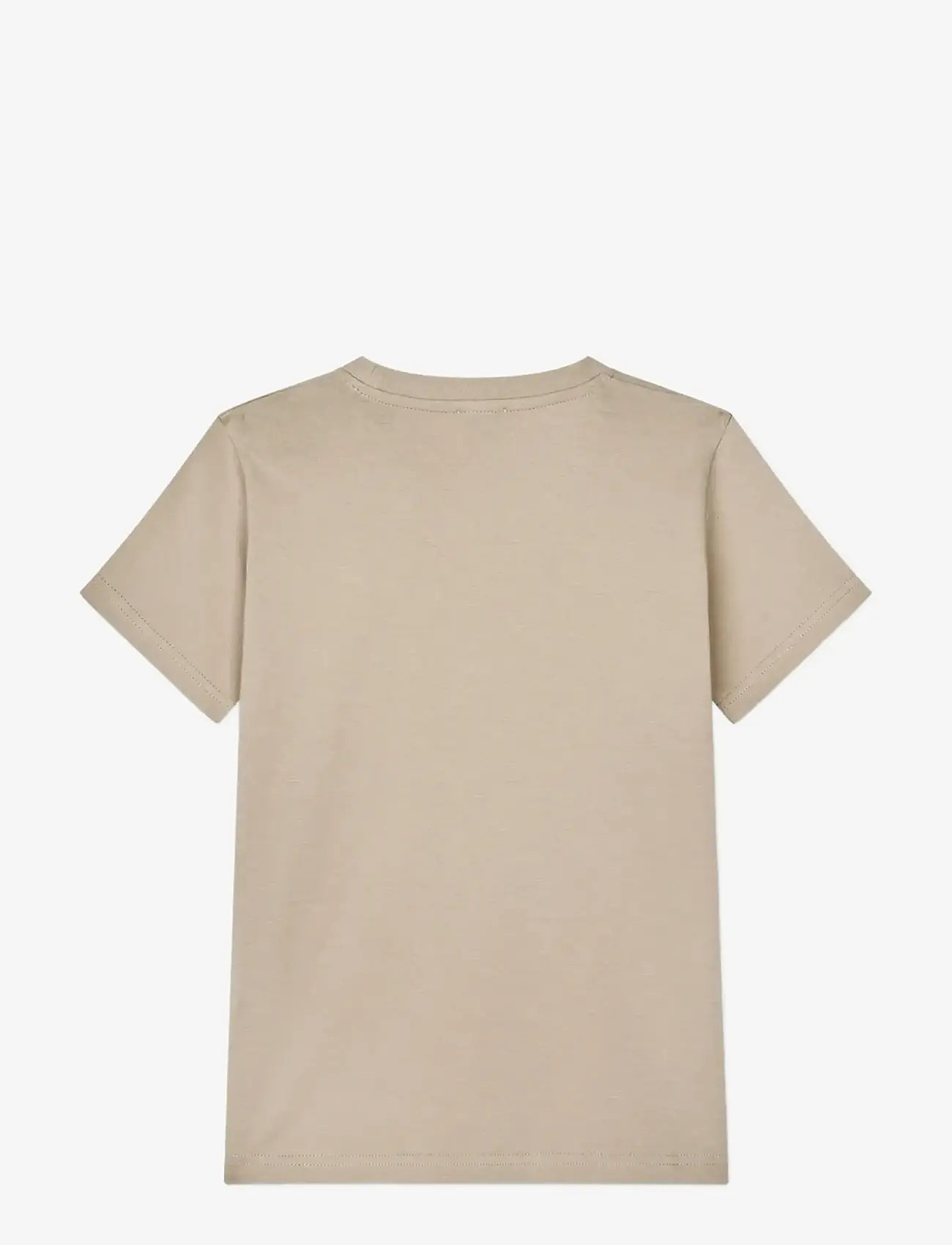 Mads Nørgaard - Printed Tee Thorlino Logo Tee - kortærmede t-shirts - plaza taupe - 1