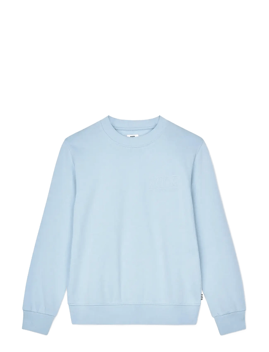 Mads Nørgaard - Light Original Sweat Solo Sweatshirt - sweatshirts - cashmere blue - 0