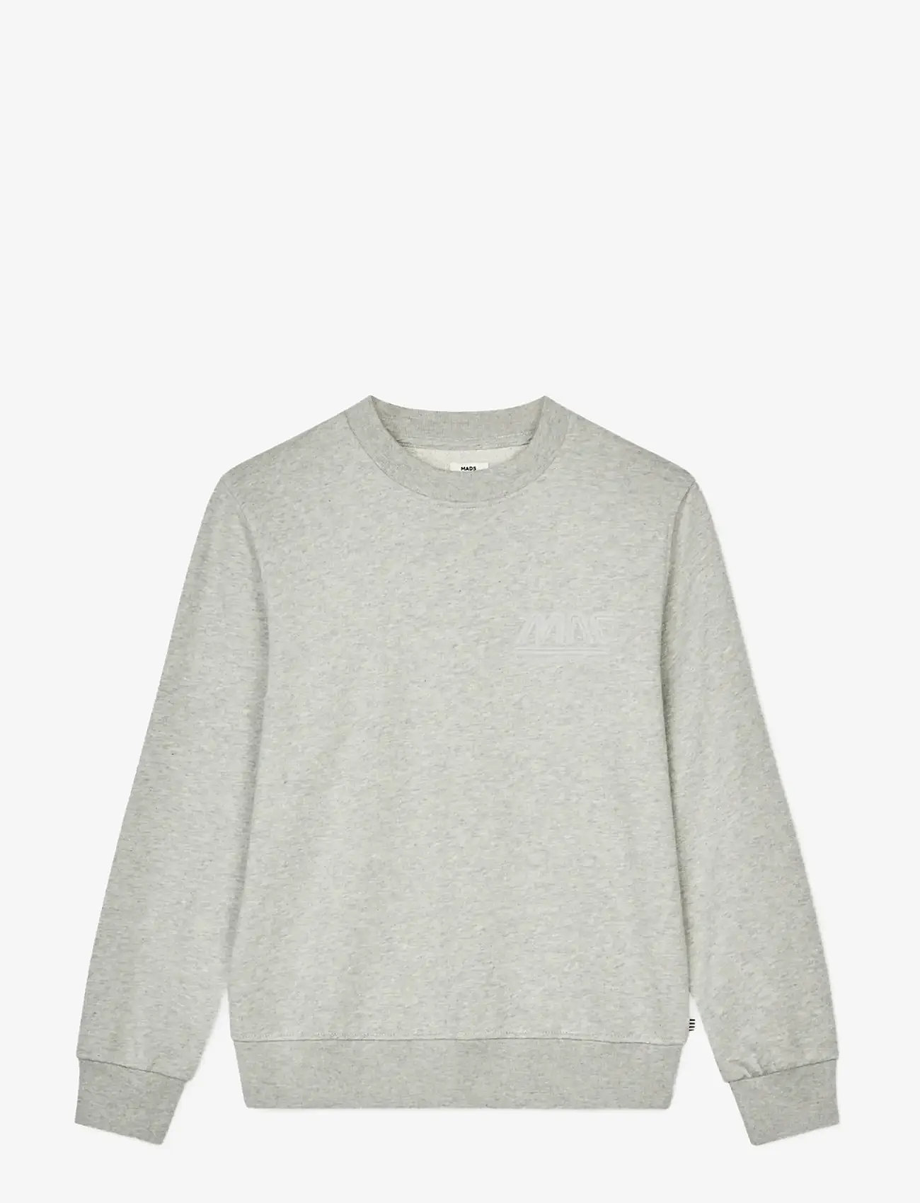 Mads Nørgaard - Light Original Sweat Solo Sweatshirt - sweatshirts - grey melange - 0