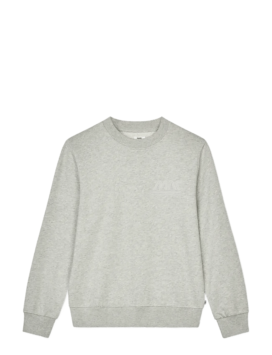 Mads Nørgaard - Light Original Sweat Solo Sweatshirt - sweatshirts - grey melange - 0