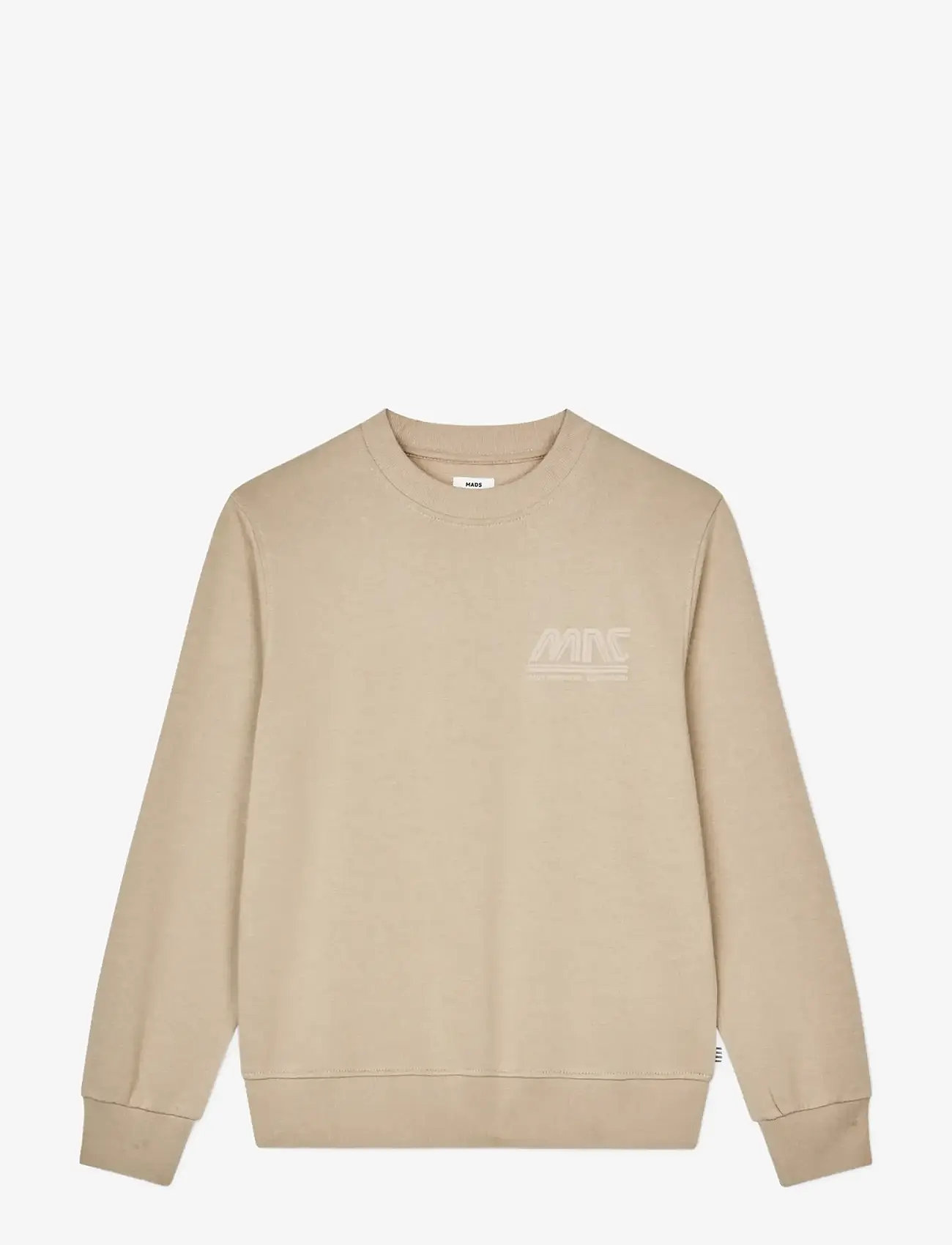 Mads Nørgaard - Light Original Sweat Solo Sweatshirt - sweatshirts - plaza taupe - 0