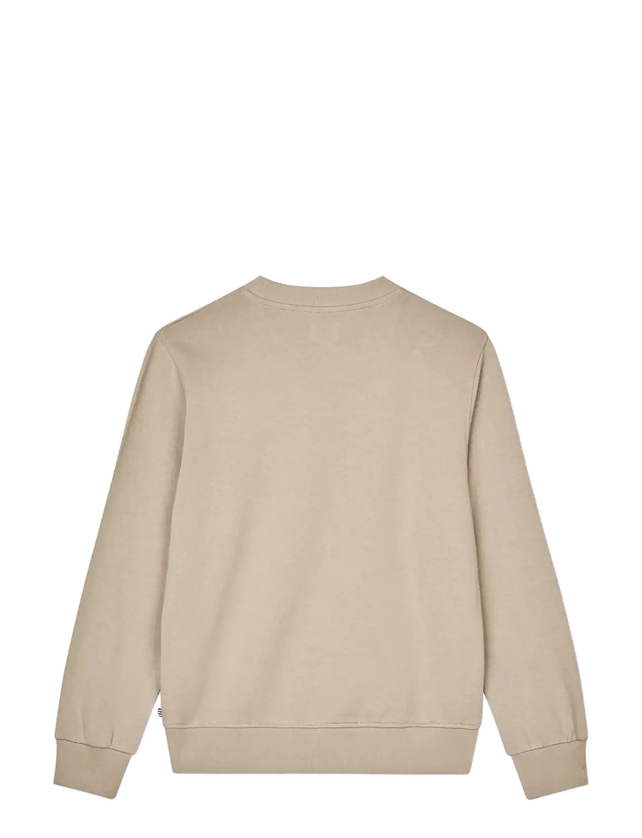 Mads Nørgaard - Light Original Sweat Solo Sweatshirt - sweatshirts - plaza taupe - 1
