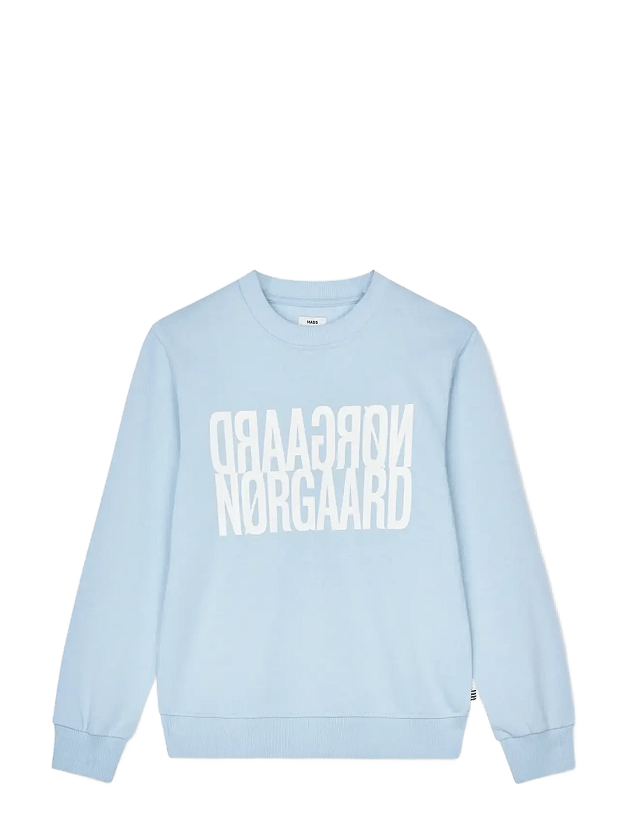 Mads Nørgaard - Light Original Sweat Talinka Sweatshirt - sweatshirts - cashmere blue - 0