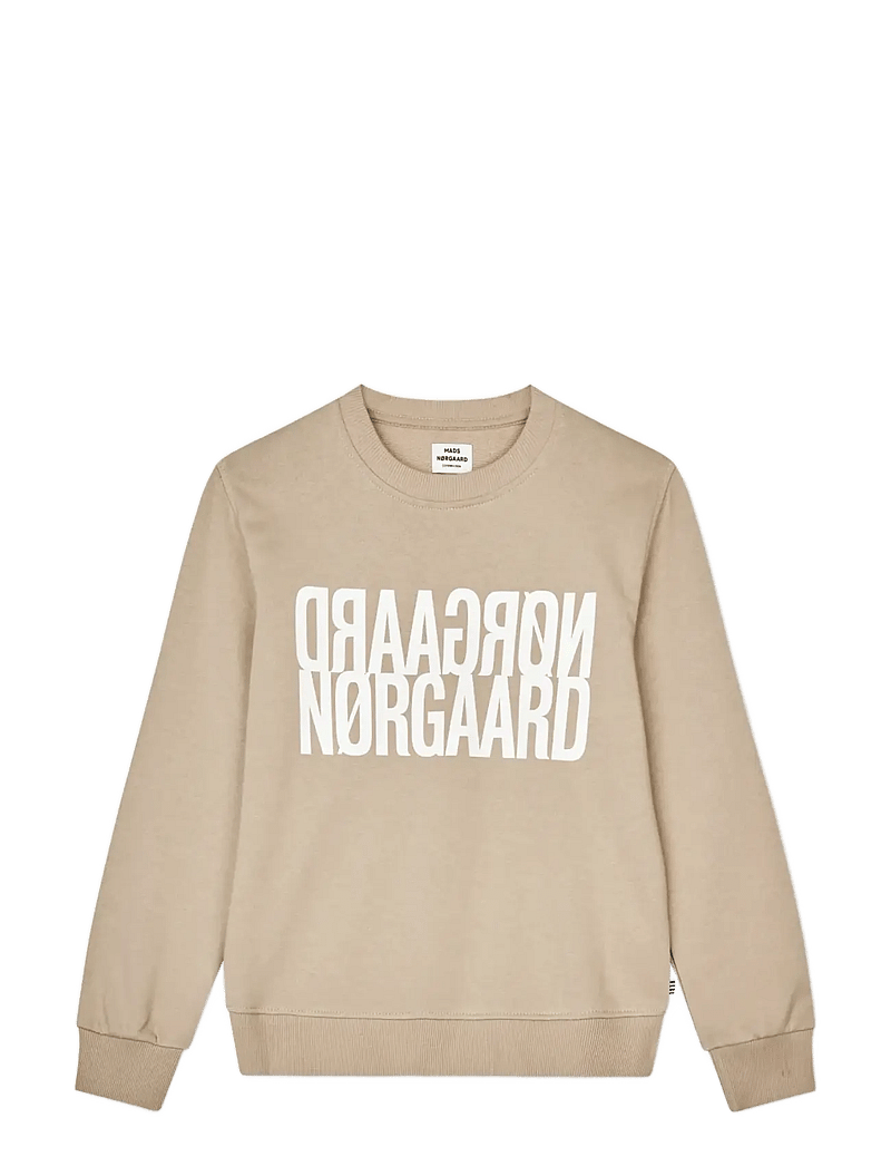 Mads Nørgaard - Light Original Sweat Talinka Sweatshirt - sweatshirts - plaza taupe - 0
