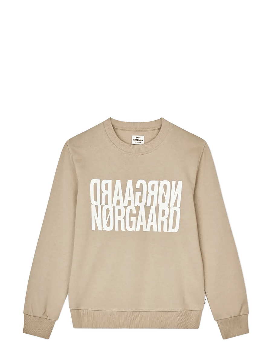 Mads Nørgaard - Light Original Sweat Talinka Sweatshirt - sweatshirts - plaza taupe - 0