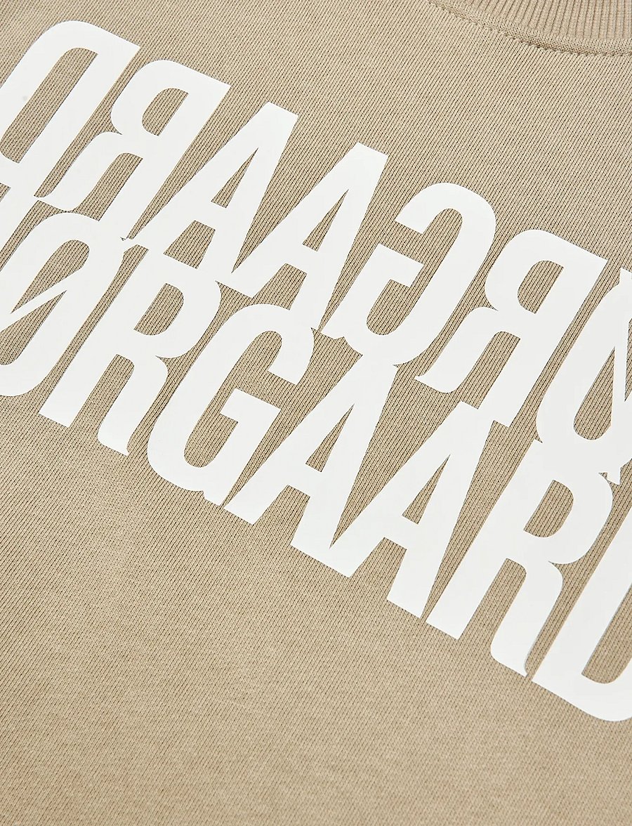 Mads Nørgaard - Light Original Sweat Talinka Sweatshirt - sweatshirts - plaza taupe - 2