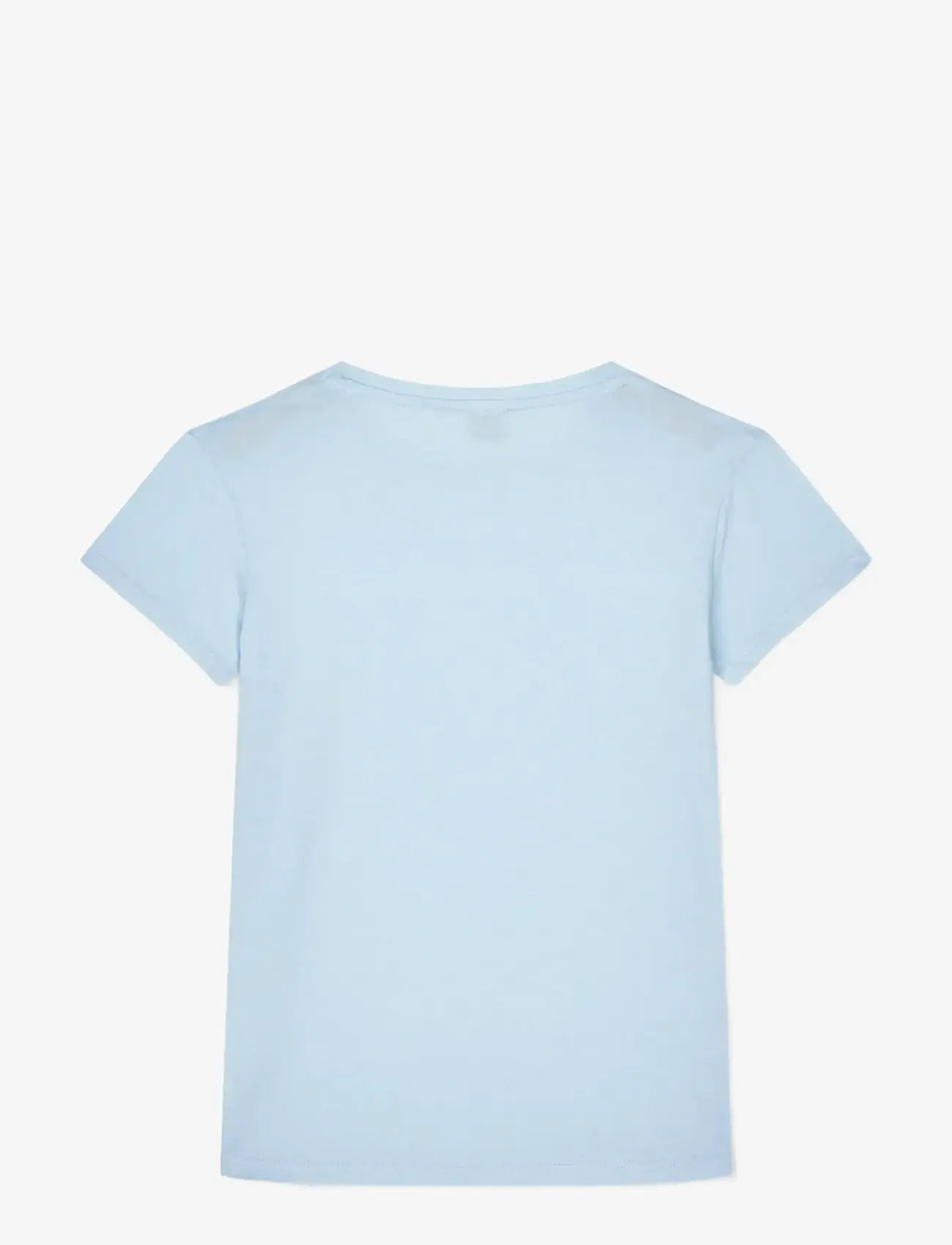 Mads Nørgaard - Single Cotton Tuvina Tee - kortærmede t-shirts - cashmere blue - 1