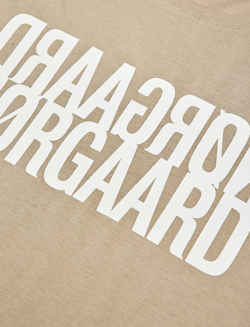 Mads Nørgaard - Single Cotton Tuvina Tee - kortærmede t-shirts - plaza taupe - 2