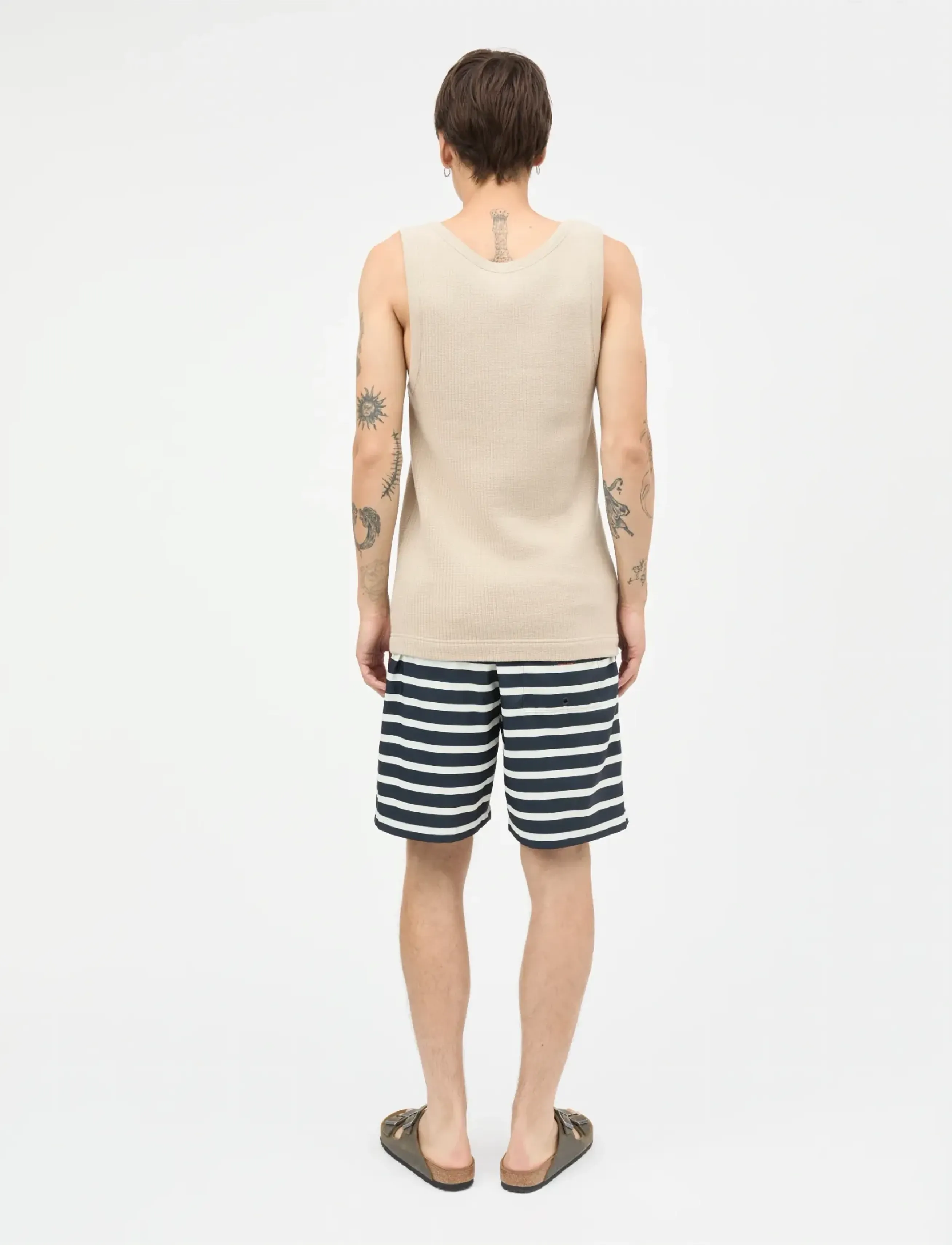 Mads Nørgaard - Hazy Cotton Reffen Tank Top - tanktops - plaza taupe - 2