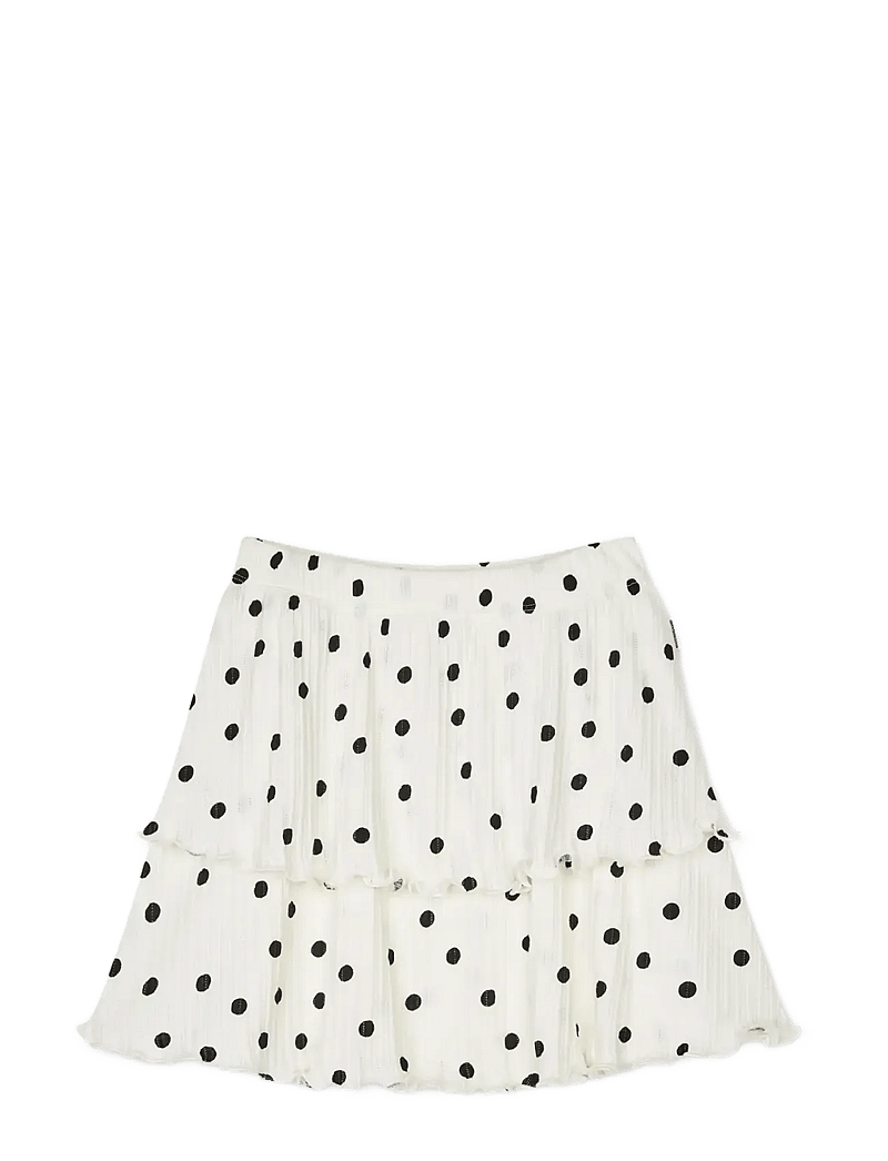 Mads Nørgaard - Pointella Sallie Skirt AOP - korte nederdele - dot aop vanilla ice - 0