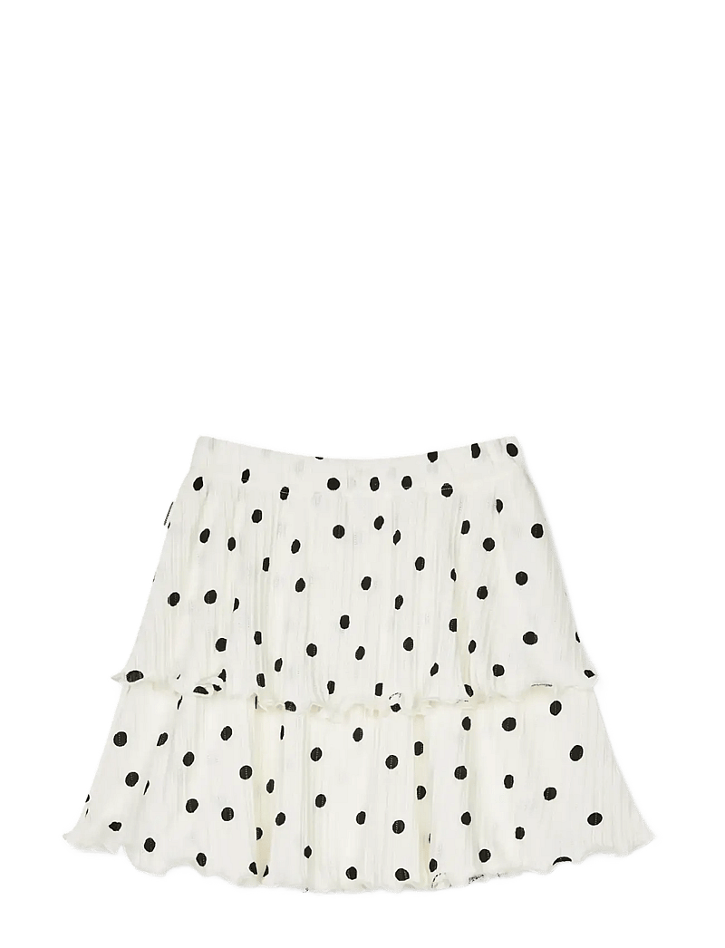 Mads Nørgaard - Pointella Sallie Skirt AOP - korte nederdele - dot aop vanilla ice - 1