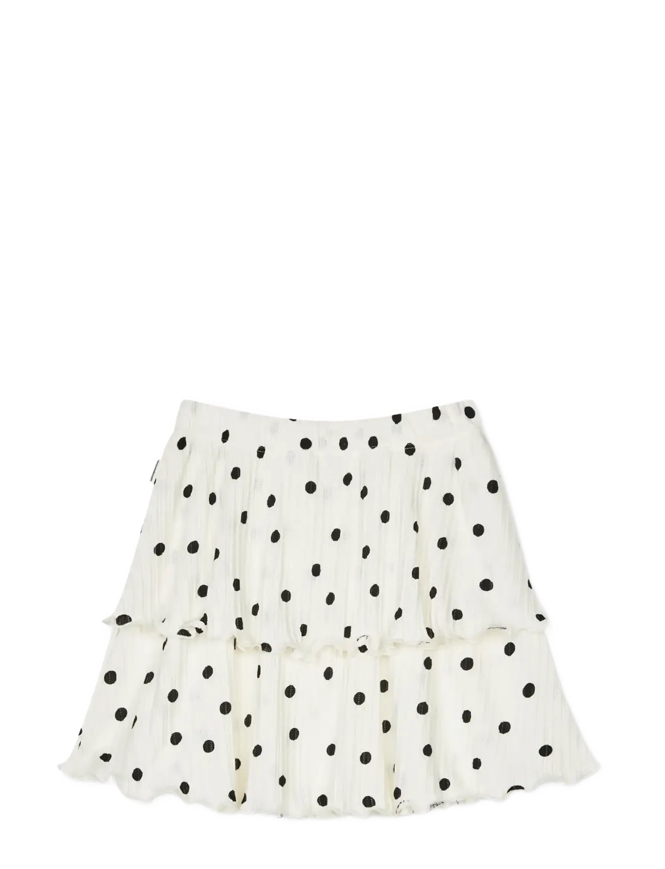 Mads Nørgaard - Pointella Sallie Skirt AOP - korte nederdele - dot aop vanilla ice - 1