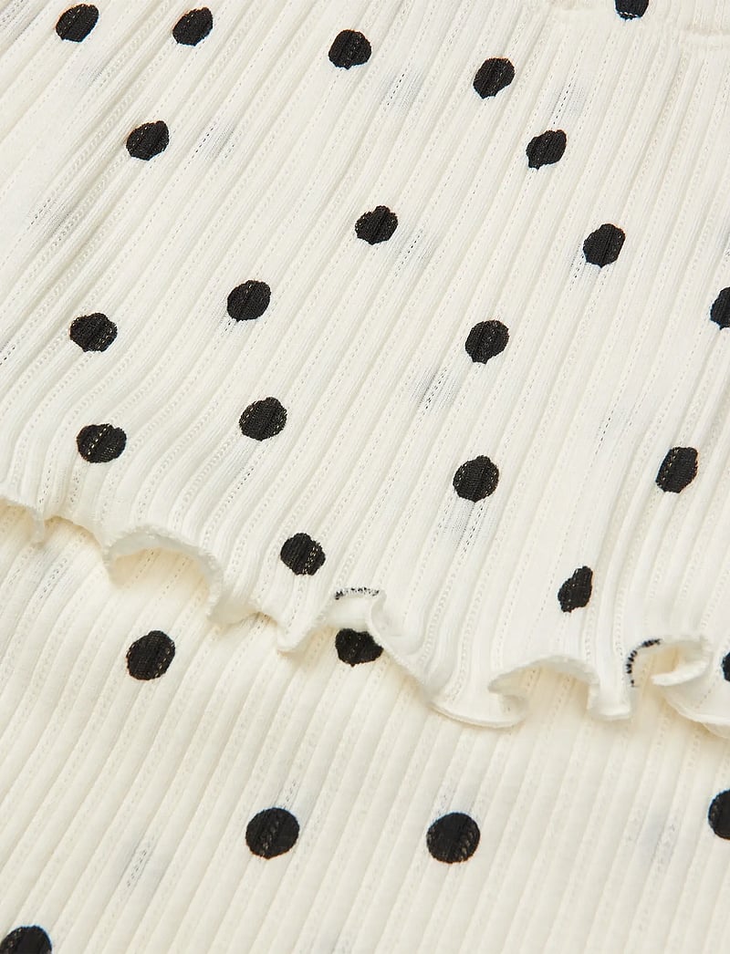 Mads Nørgaard - Pointella Sallie Skirt AOP - korte nederdele - dot aop vanilla ice - 2