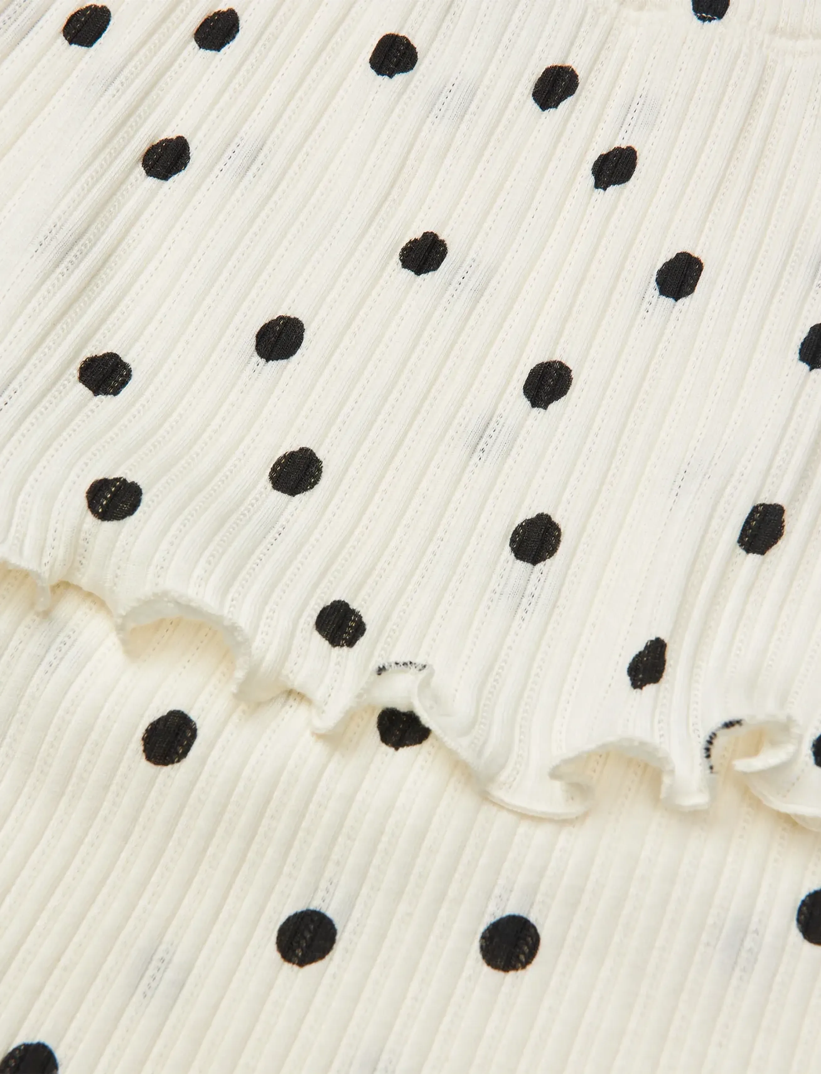 Mads Nørgaard - Pointella Sallie Skirt AOP - korte nederdele - dot aop vanilla ice - 2