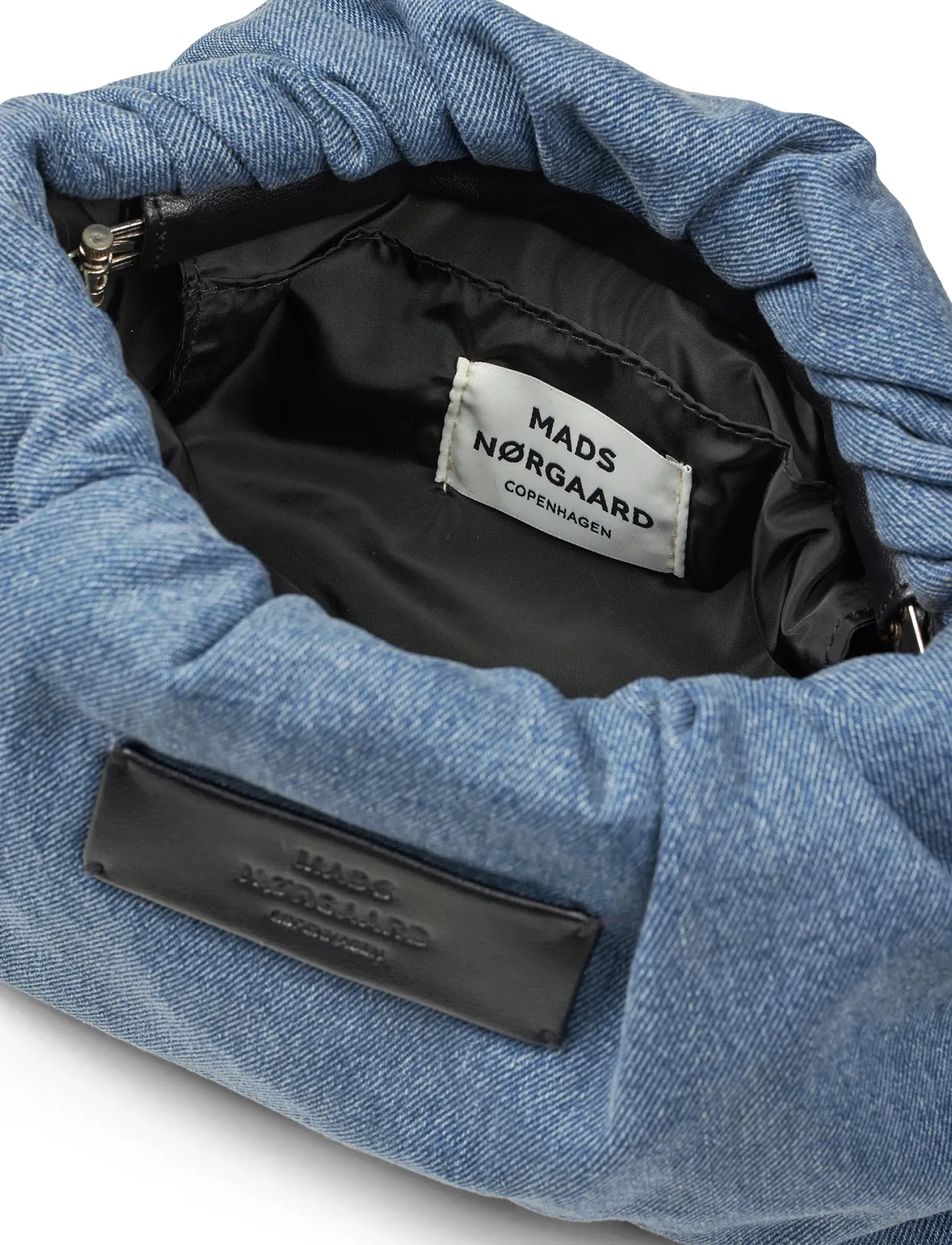 Mads Nørgaard - Denimi Moxie Clutch Bag - mode trends - washed blue - 2