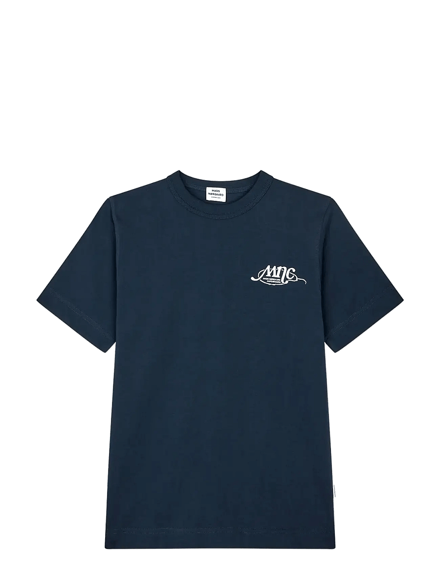 Mads Nørgaard - Dry Single Theo Tee - stutterma bolir - sky captain - 0