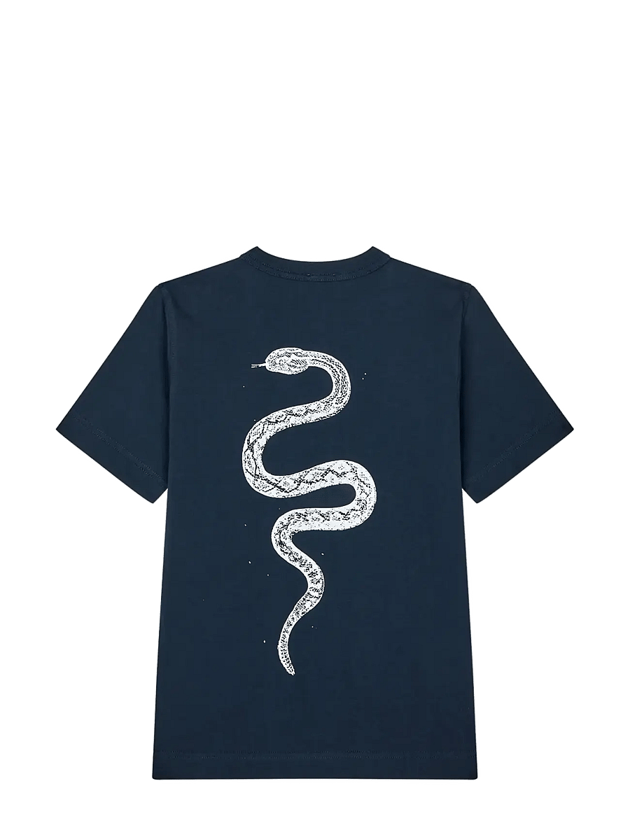 Mads Nørgaard - Dry Single Theo Tee - stutterma bolir - sky captain - 1