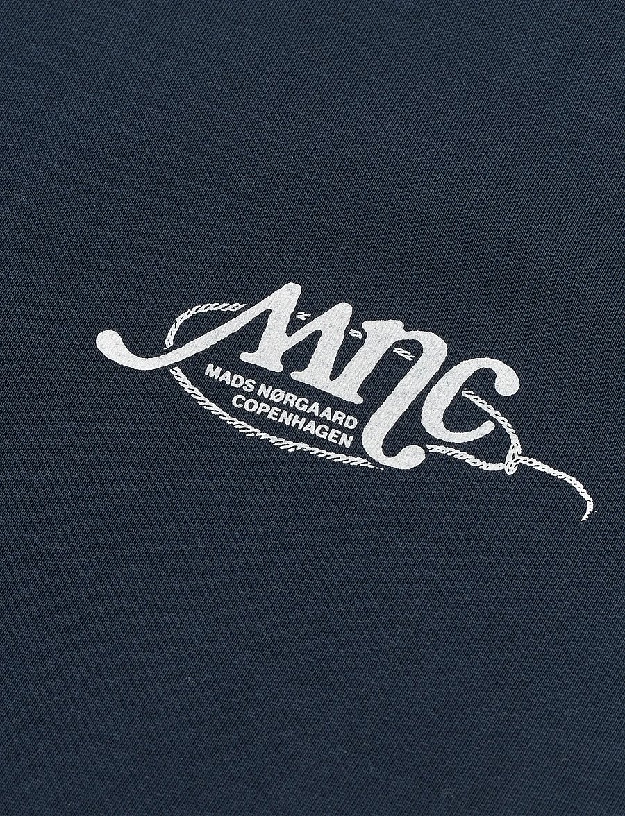Mads Nørgaard - Dry Single Theo Tee - stutterma bolir - sky captain - 2