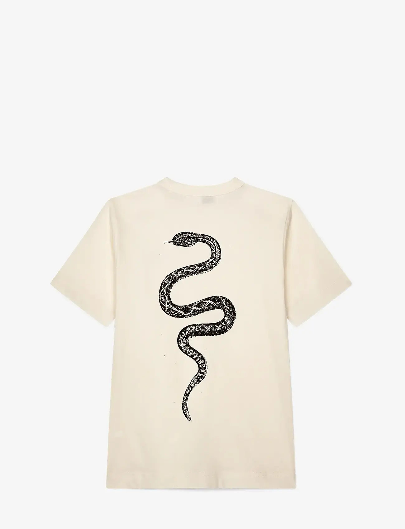 Mads Nørgaard - Dry Single Theo Tee - kortærmede t-shirts - vanilla ice - 1