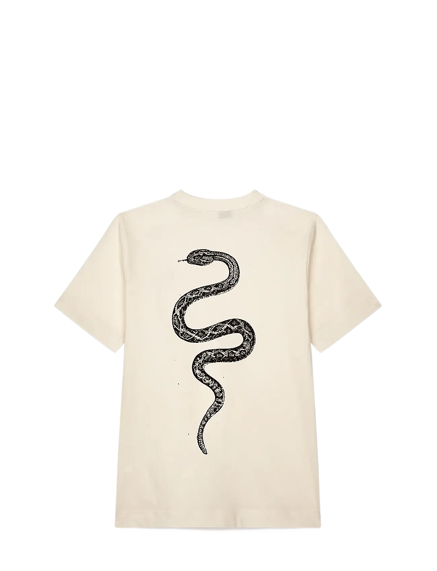Mads Nørgaard - Dry Single Theo Tee - lühikeste varrukatega t-särgid - vanilla ice - 1