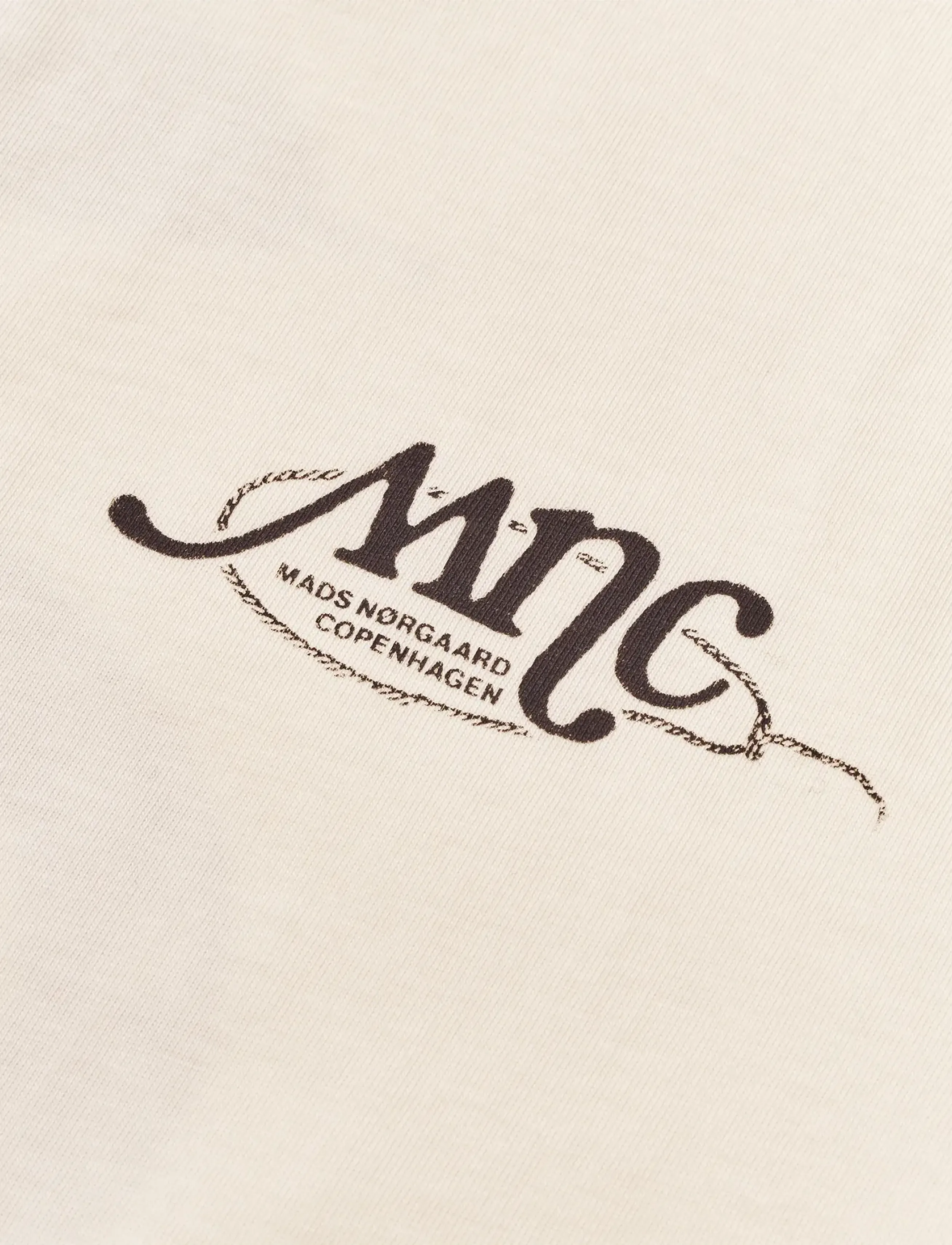 Mads Nørgaard - Dry Single Theo Tee - short-sleeved t-shirts - vanilla ice - 2