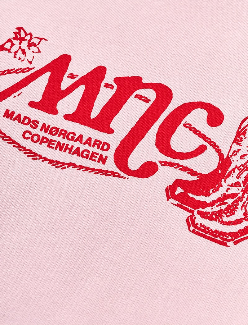 Mads Nørgaard - Dry Single Tristi Tee - kortærmede t-shirts - icy pink - 2