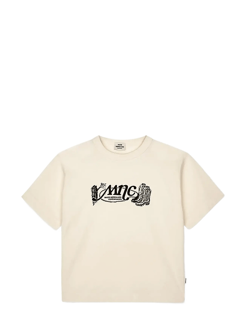 Mads Nørgaard - Dry Single Tristi Tee - kortærmede t-shirts - vanilla ice - 0