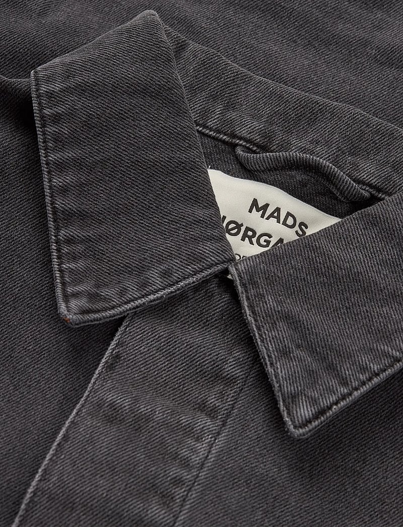 Mads Nørgaard - Luke Black Denim Solar Jacket - jeansjacken - black vintage - 1