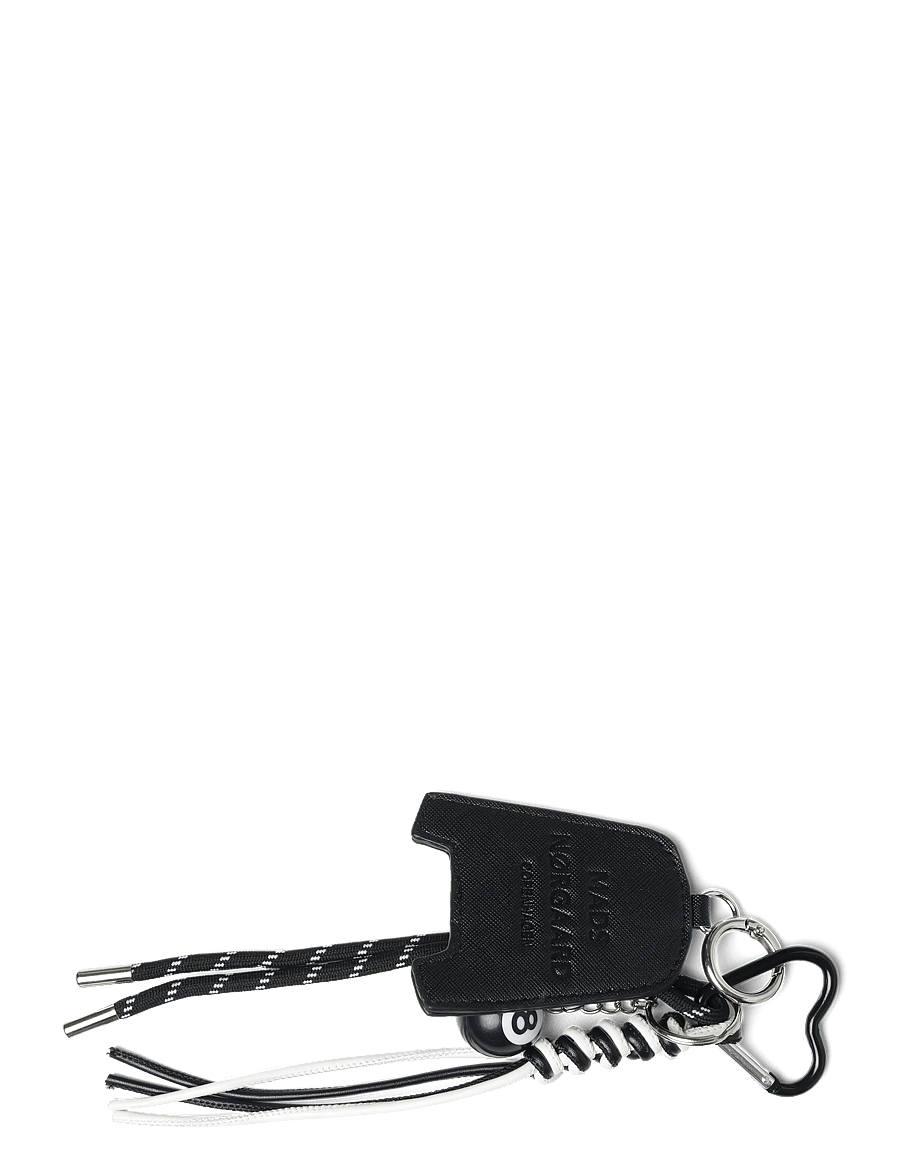 Mads Nørgaard - MN Stripe Tee Keychain - muotitrendit - black/white - 1