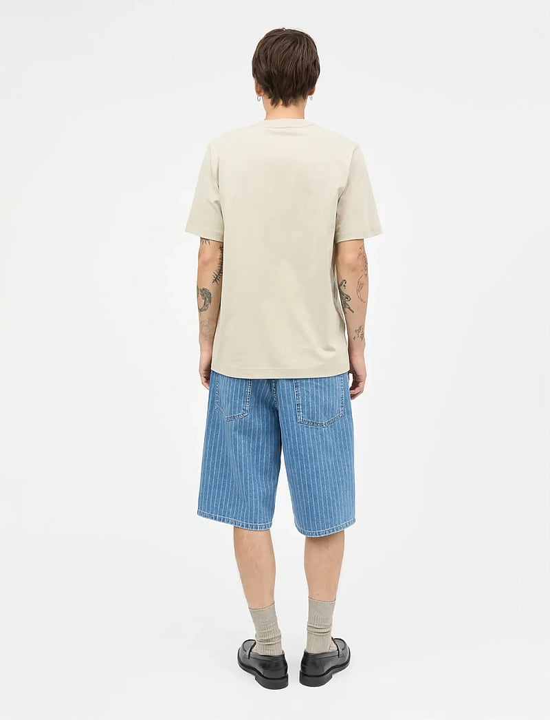 Mads Nørgaard - Cotton Jersey Frode Patch Tee - kortærmede t-shirts - plaza taupe - 2