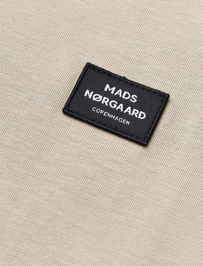 Mads Nørgaard - Cotton Jersey Frode Patch Tee - kortærmede t-shirts - plaza taupe - 3