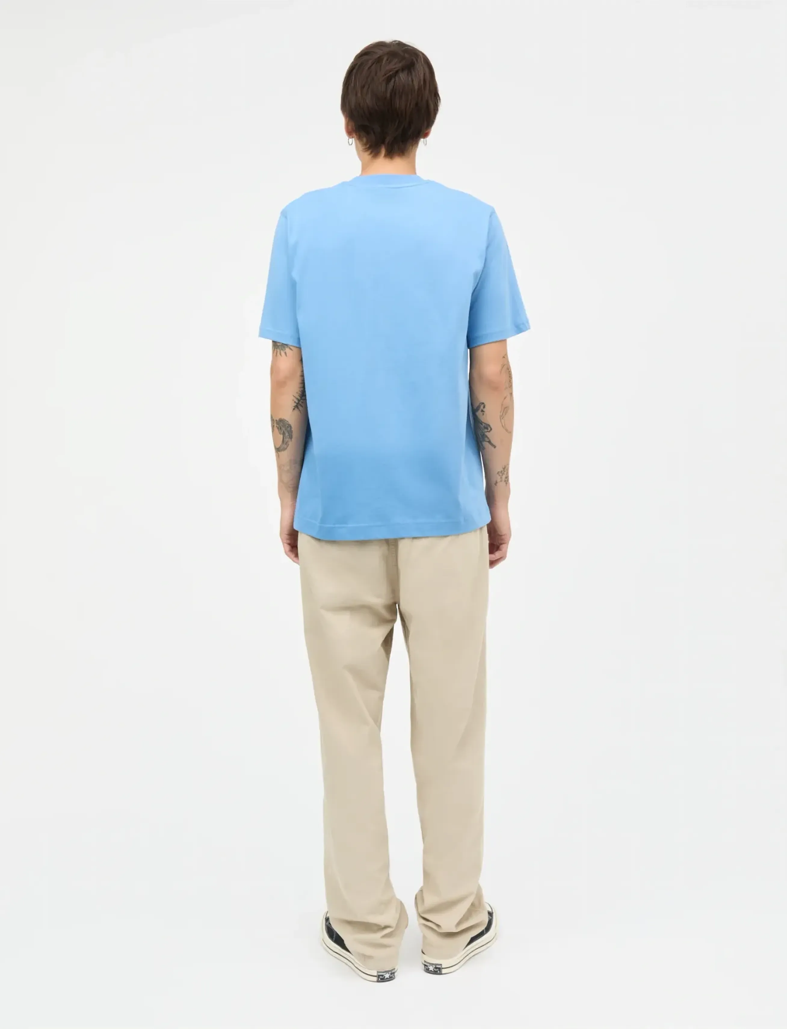 Mads Nørgaard - Cotton Jersey Frode Patch Tee - short-sleeved t-shirts - riviera - 2