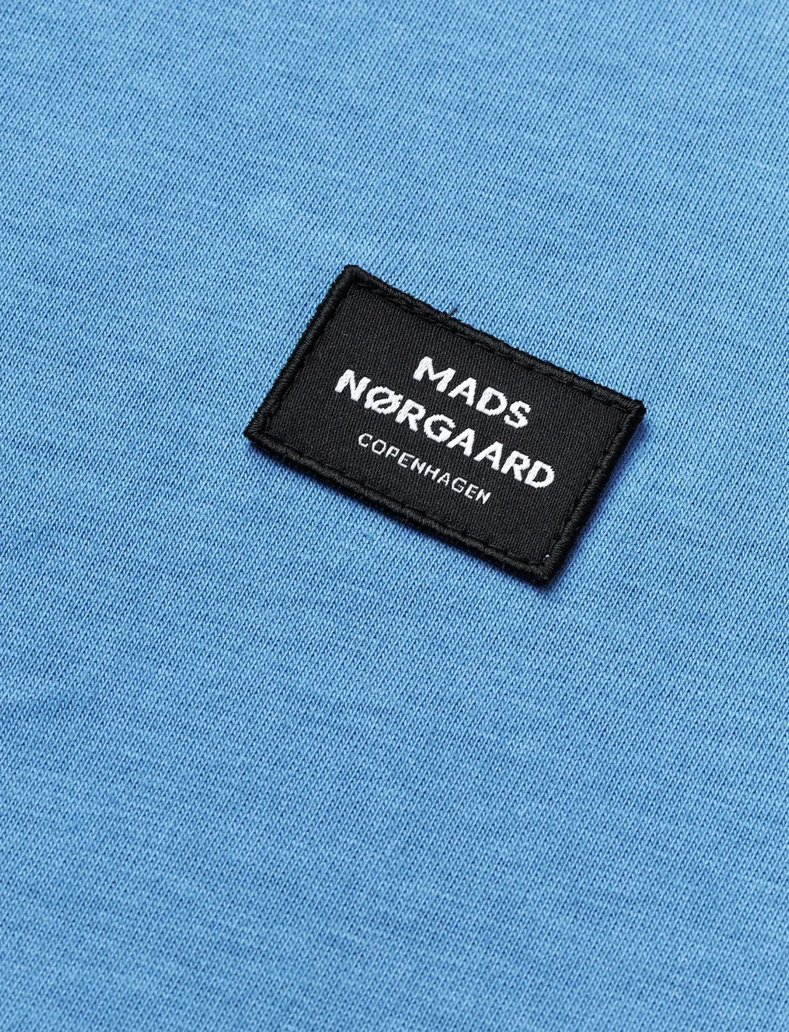 Mads Nørgaard - Cotton Jersey Frode Patch Tee - short-sleeved t-shirts - riviera - 3