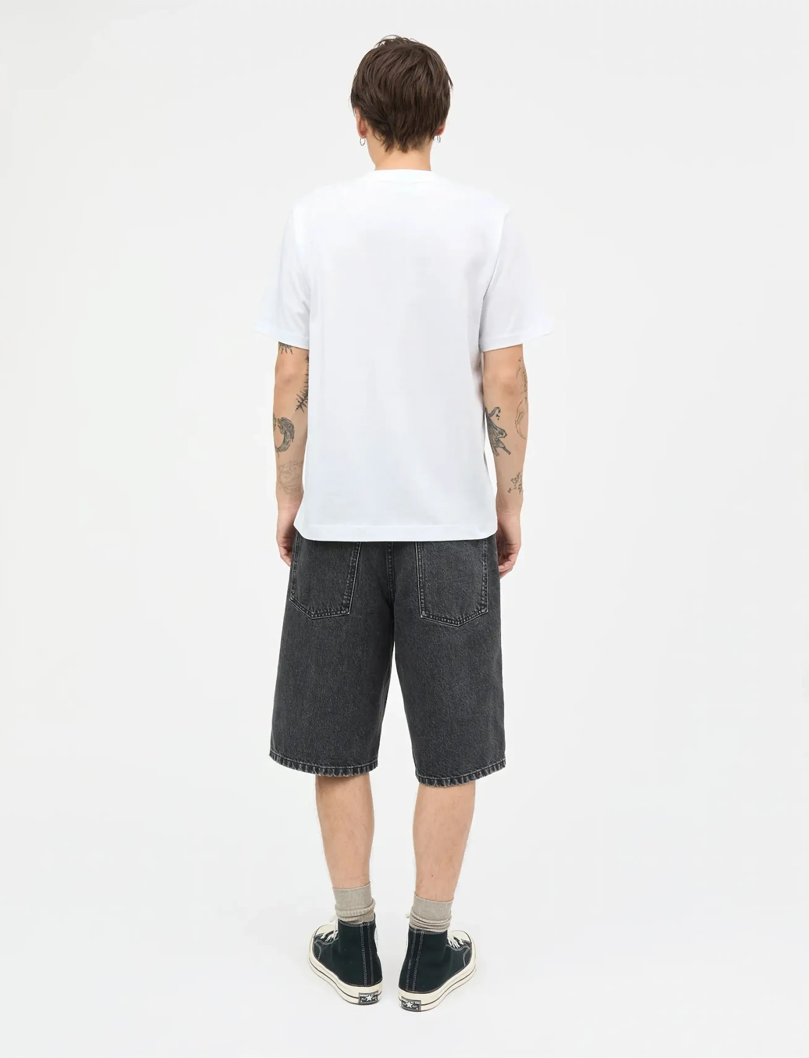 Mads Nørgaard - Cotton Jersey Frode Patch Tee - short-sleeved t-shirts - white - 2