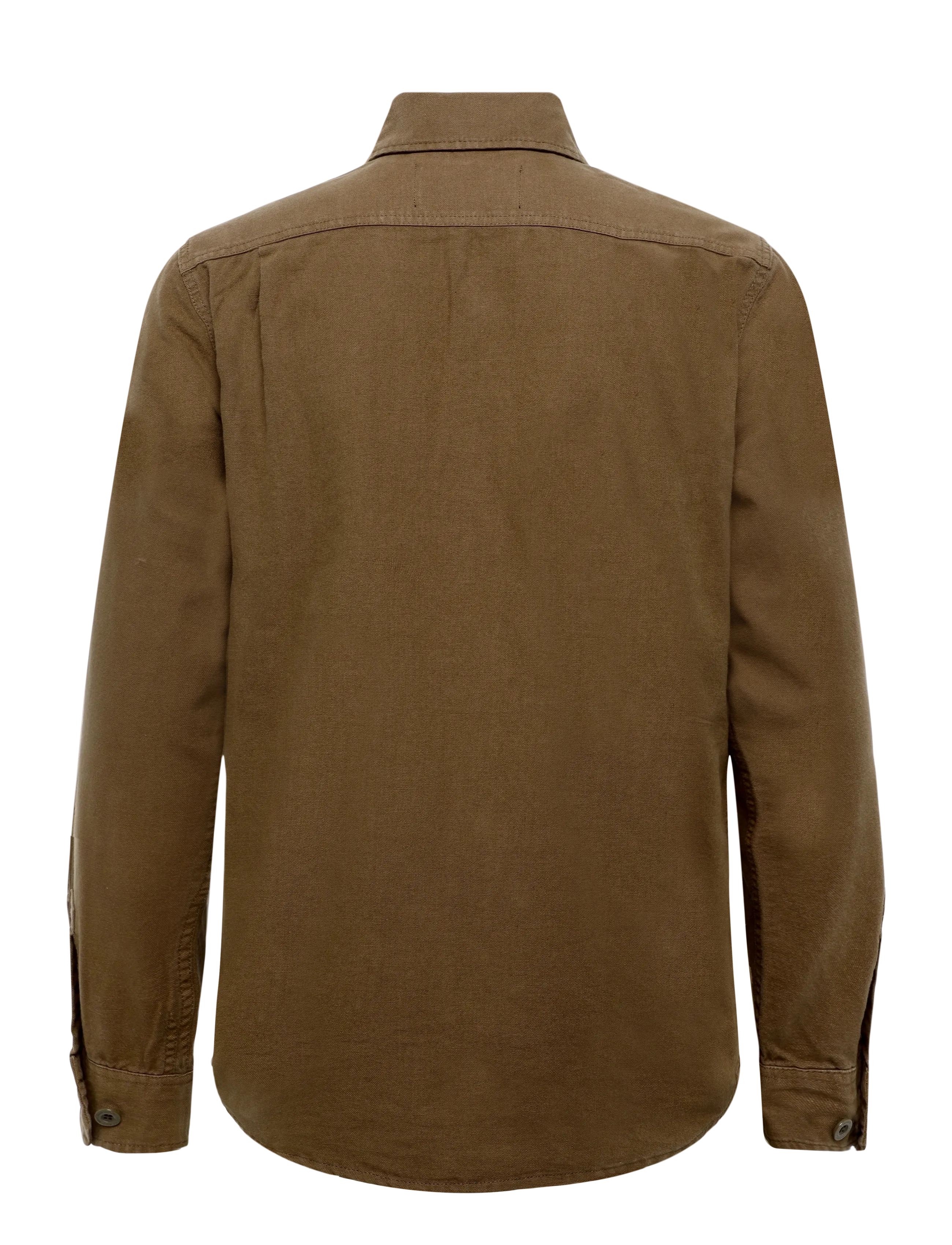 Mads Nørgaard - Dyed Canvas Skyler Shirt FAV - freizeithemden - cocoa - 2