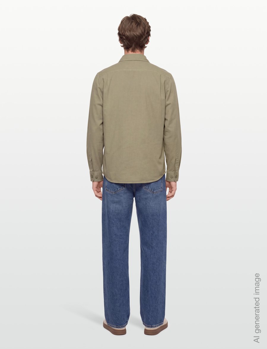Mads Nørgaard - Dyed Canvas Skyler Shirt FAV - casual skjorter - overland trek - 4
