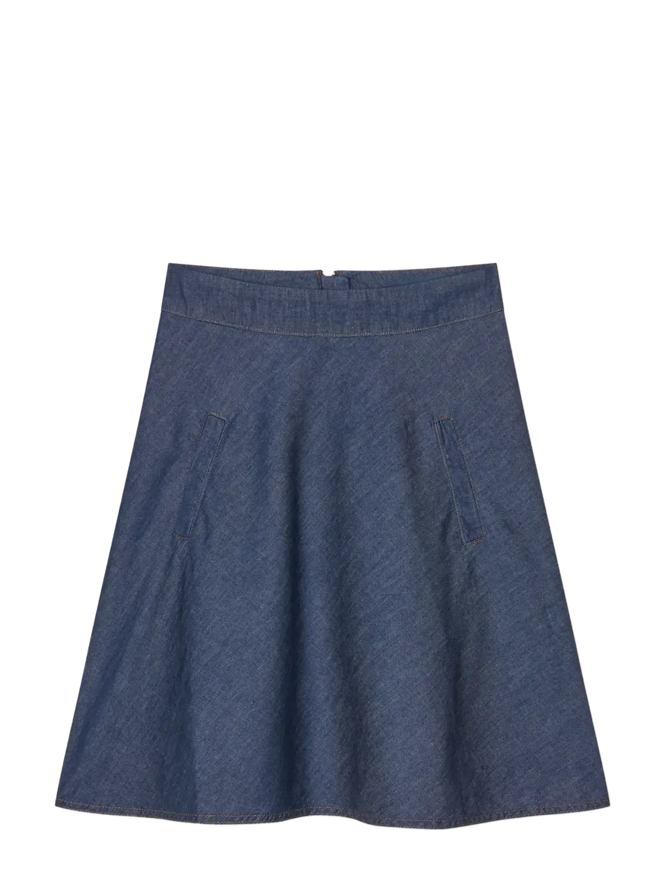 Mads Nørgaard Air Denim Stelly Skirt - Tøj - MID BLUE DENIM / blue