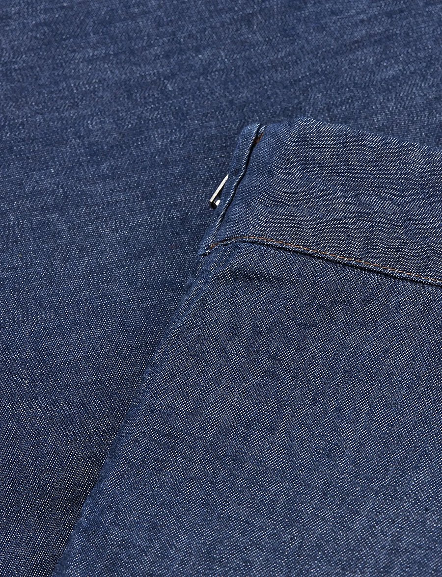 Mads Nørgaard - Air Denim Stelly Skirt - jeansröcke - mid blue denim - 1