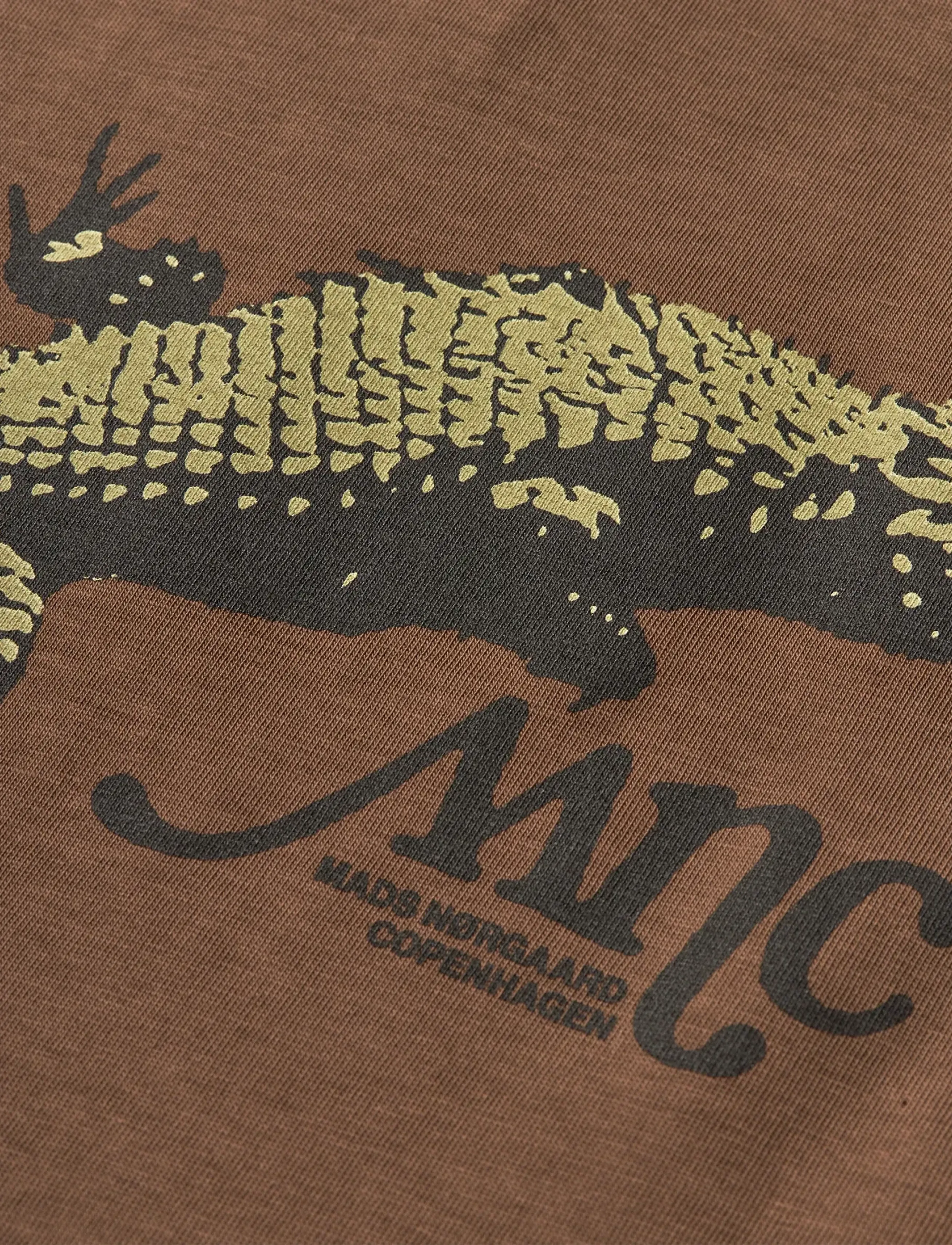 Mads Nørgaard - Dry Single Theo Tee - kurzärmelige - cocoa - 2