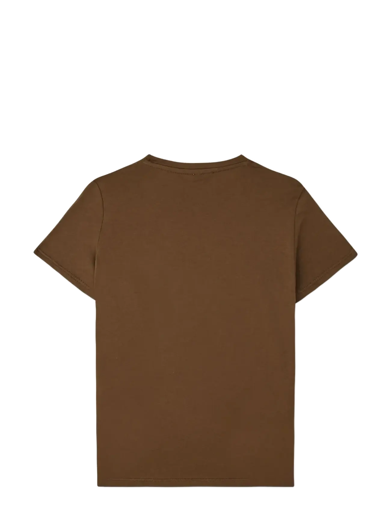 Mads Nørgaard - Single Cotton Tuvina Tee - lühikeste varrukatega t-särgid - cocoa - 1