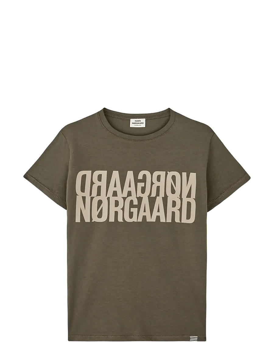 Mads Nørgaard - Single Cotton Tuvina Tee - kurzärmelige - tarmac - 0
