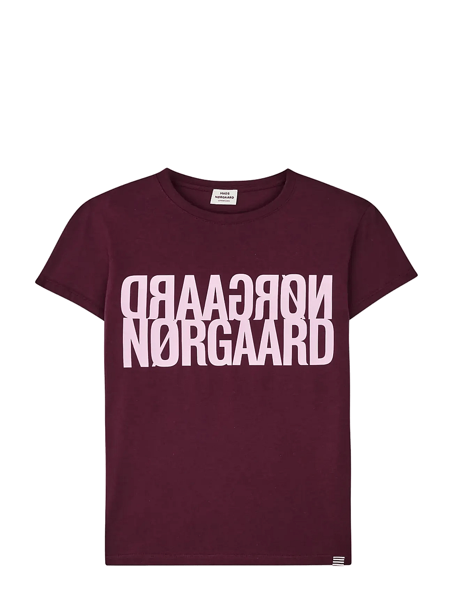 Mads Nørgaard - Single Cotton Tuvina Tee - kortærmede t-shirts - winetasting - 0