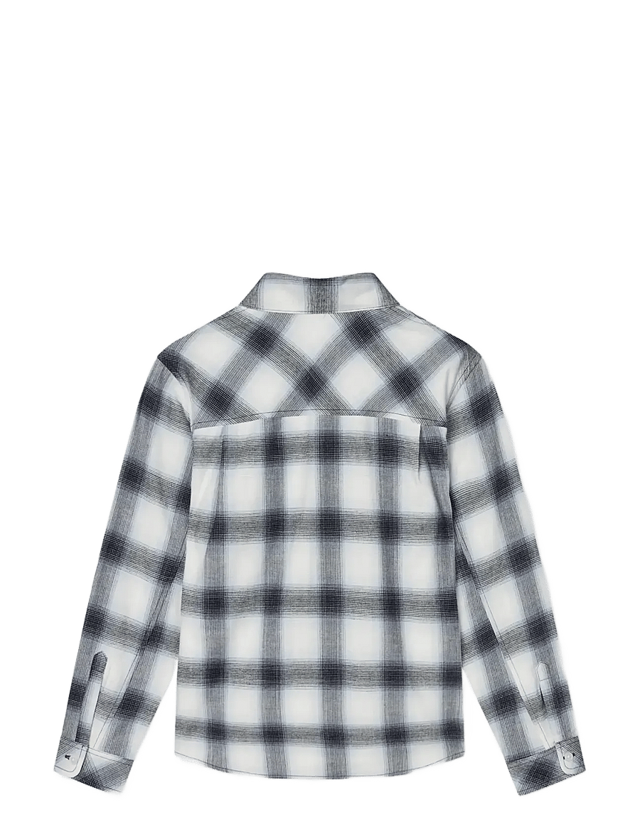 Mads Nørgaard - Flannel Check Svano Shirt - långärmade skjortor - sky captain ch. - 1